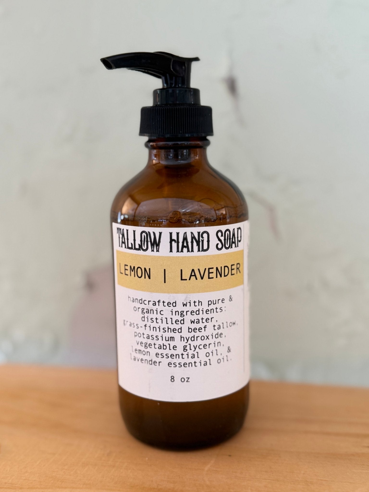 Tallow Liquid Hand Soap La Vie Bien Tallow Liquid Hand Soap