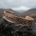 Talorc Celtic Copper Cuff Bracelet Bracelet La Vie Bien Talorc Celtic Copper Cuff Bracelet