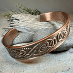 Talorc Celtic Copper Cuff Bracelet Bracelet La Vie Bien Talorc Celtic Copper Cuff Bracelet