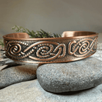 Talorc Celtic Copper Cuff Bracelet Bracelet La Vie Bien Talorc Celtic Copper Cuff Bracelet