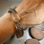 Talorc Celtic Copper Cuff Bracelet Bracelet La Vie Bien Talorc Celtic Copper Cuff Bracelet