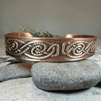 Talorc Celtic Copper Cuff Bracelet Bracelet La Vie Bien Talorc Celtic Copper Cuff Bracelet