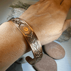 Talorgan Celtic Copper Cuff Bracelet Bracelet La Vie Bien Talorgan Celtic Copper Cuff Bracelet