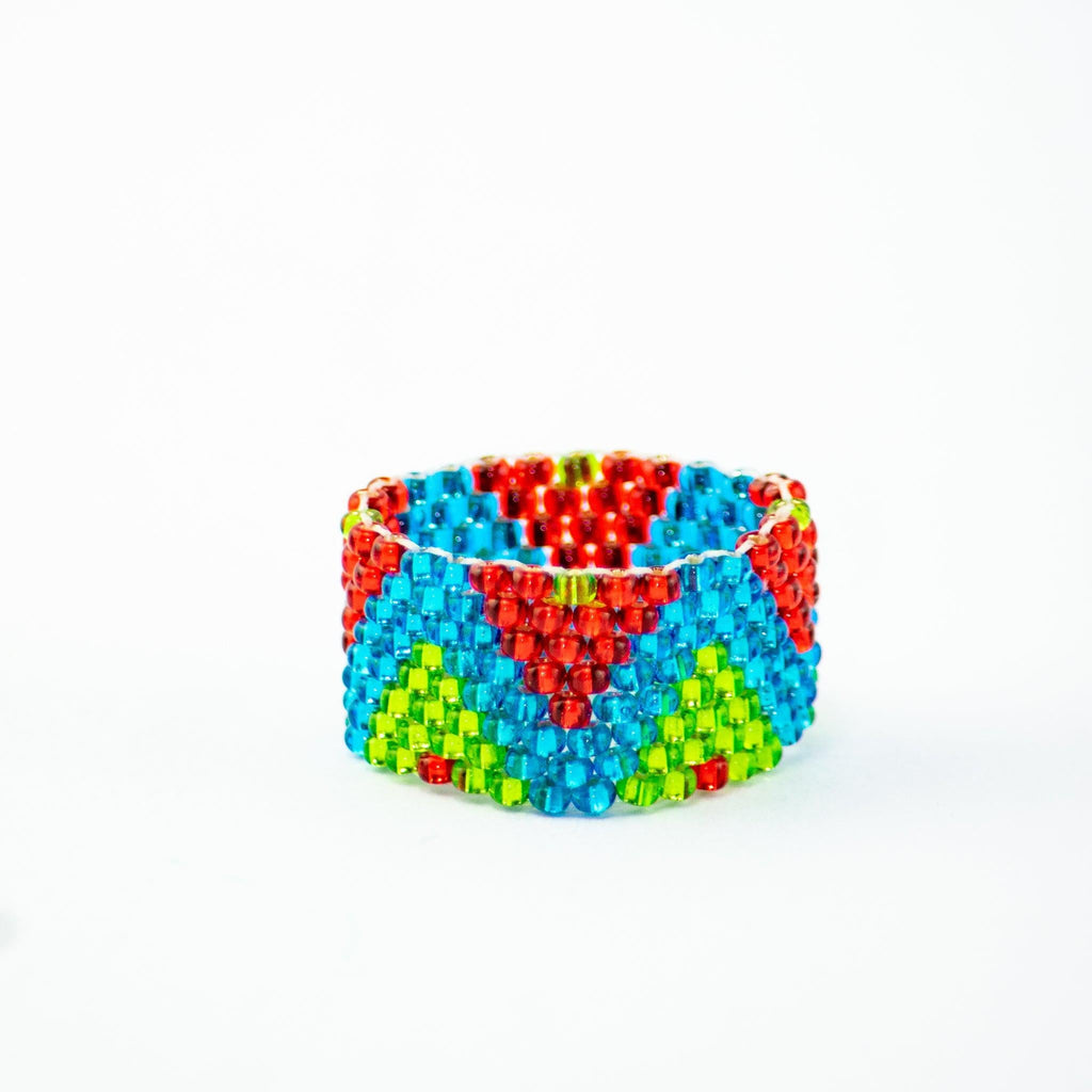 Tania Seed Bead Ring (Assorted) - Guatemala Jewelry La Vie Bien Tania Seed Bead Ring (Assorted) - Guatemala