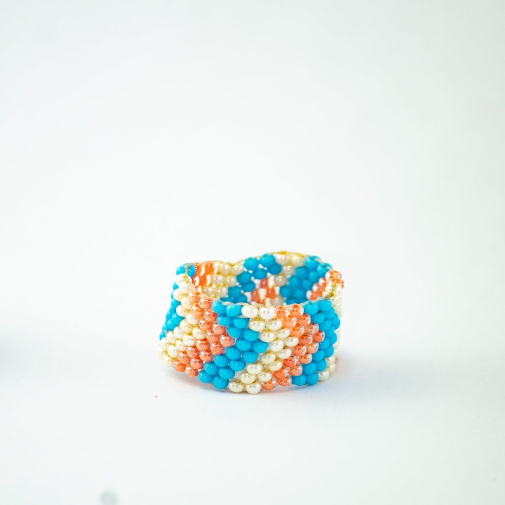 Tania Seed Bead Ring (Assorted) - Guatemala Jewelry La Vie Bien Tania Seed Bead Ring (Assorted) - Guatemala