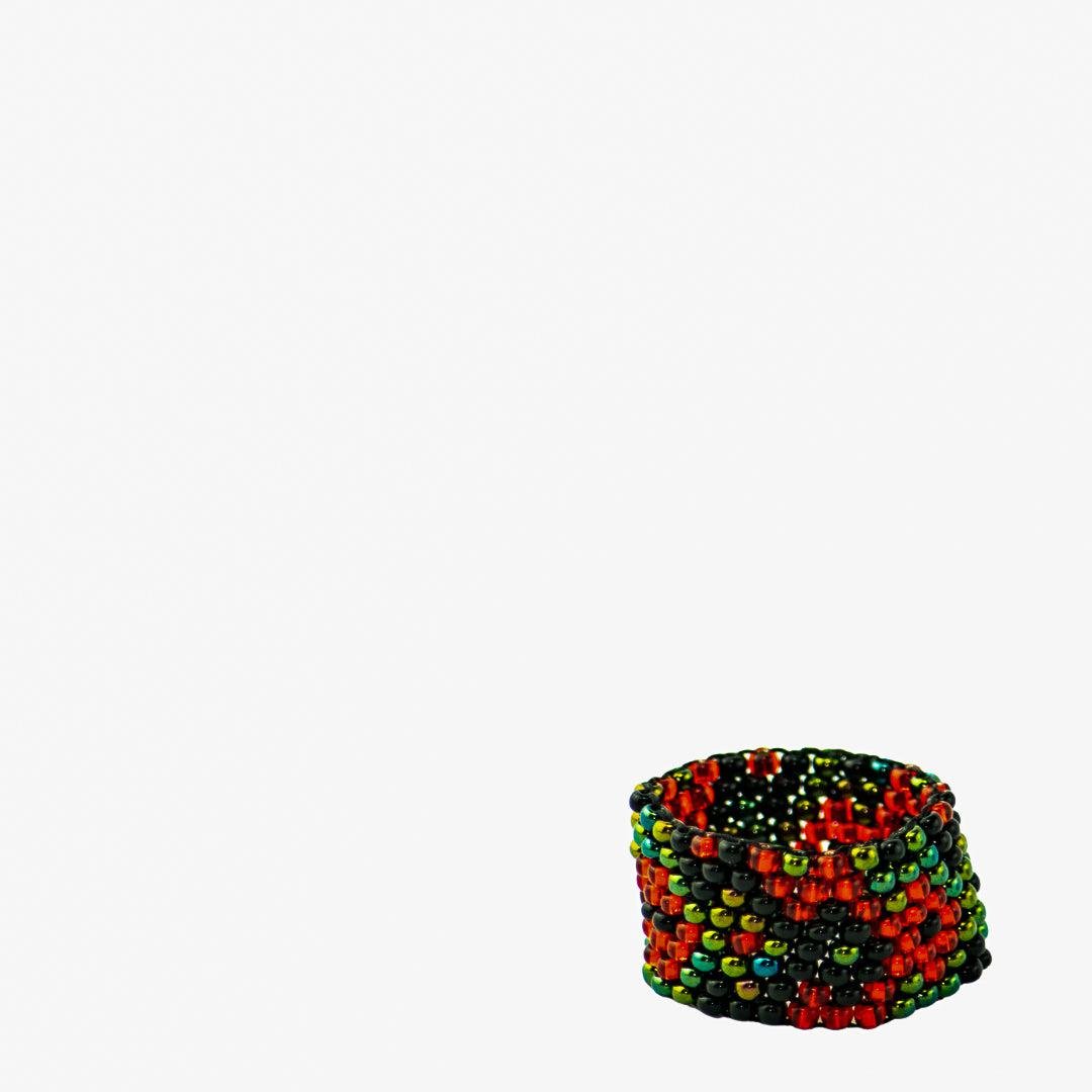 Tania Seed Bead Ring (Assorted) - Guatemala Jewelry La Vie Bien Tania Seed Bead Ring (Assorted) - Guatemala