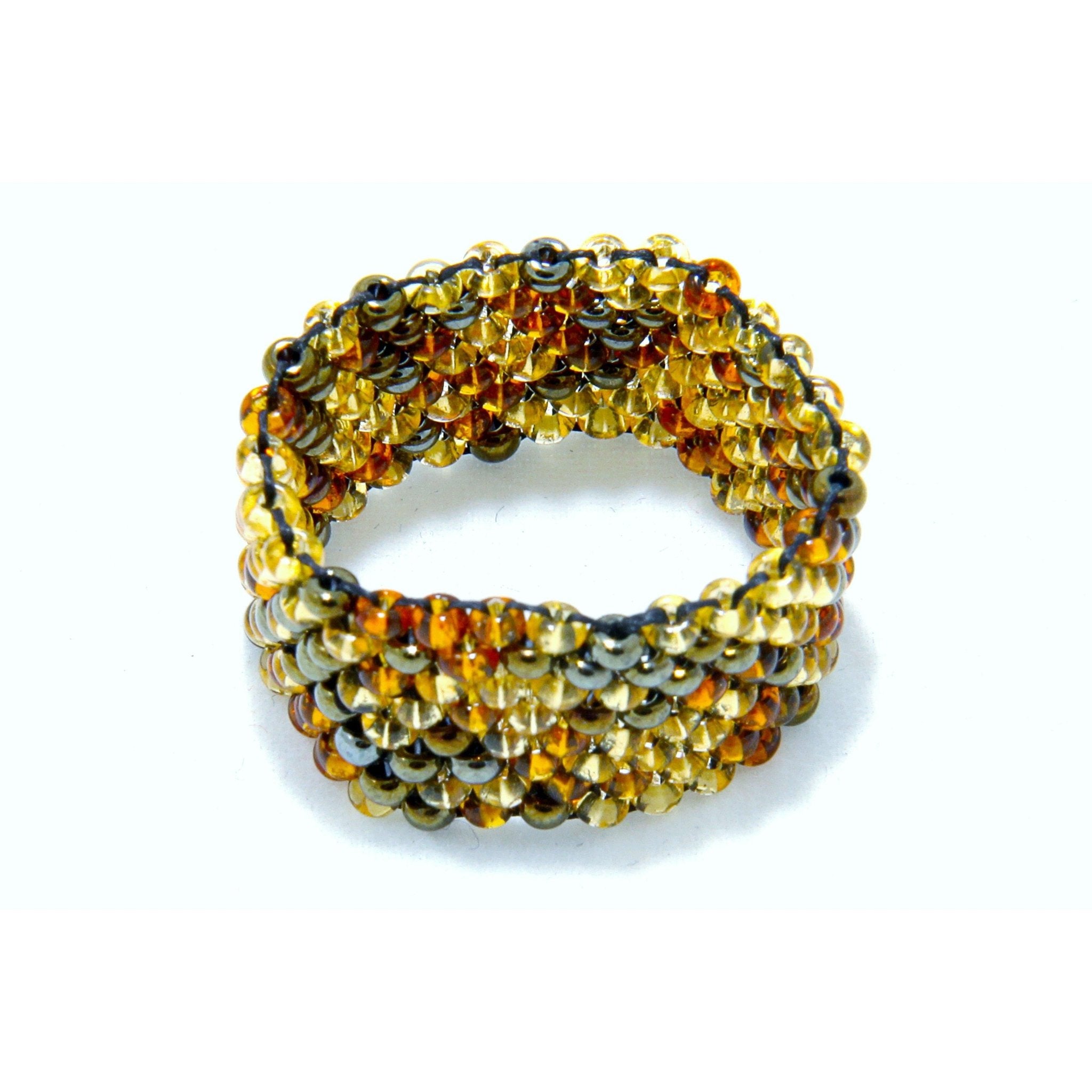 Tania Seed Bead Ring (Assorted) - Guatemala Jewelry La Vie Bien Tania Seed Bead Ring (Assorted) - Guatemala