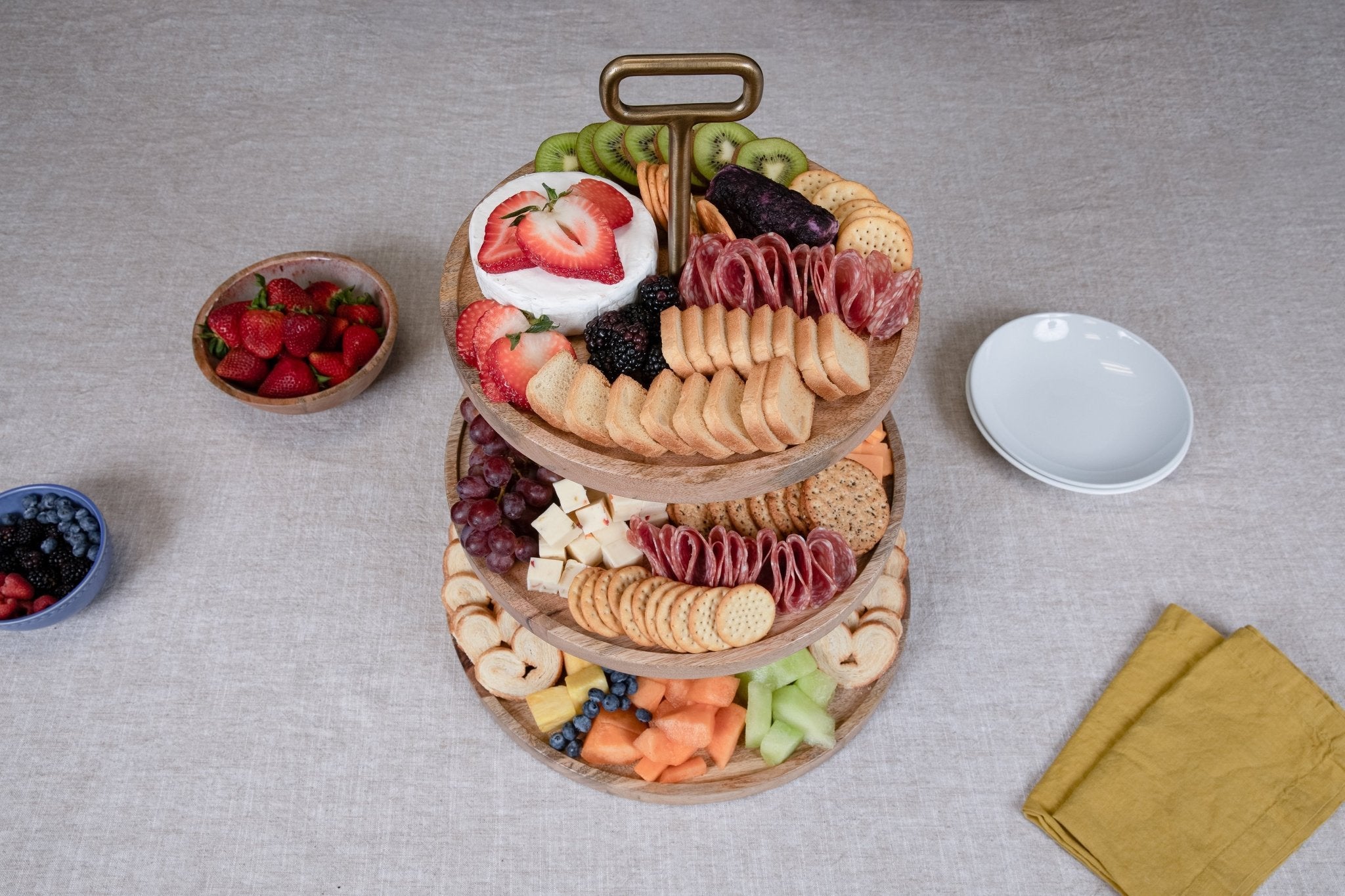Tapas 3 Tier Serving Tray Core La Vie Bien Tapas 3 Tier Serving Tray