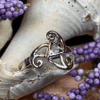 Tara Celtic Spiral Ring in Sterling Silver Ring La Vie Bien Tara Celtic Spiral Ring in Sterling Silver