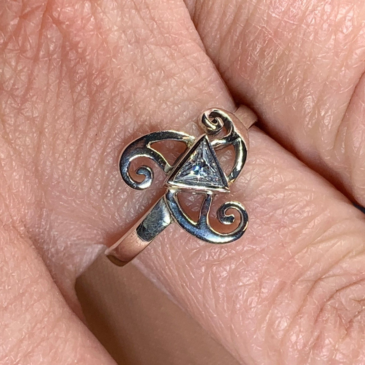 Tara Celtic Spiral Ring in Sterling Silver Ring La Vie Bien Tara Celtic Spiral Ring in Sterling Silver