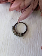 Tarnished Sterling Silver Ring - Size 6 by Ash & Rose