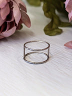 Tarnished Sterling Silver Ring - Size 9 by Ash & Rose