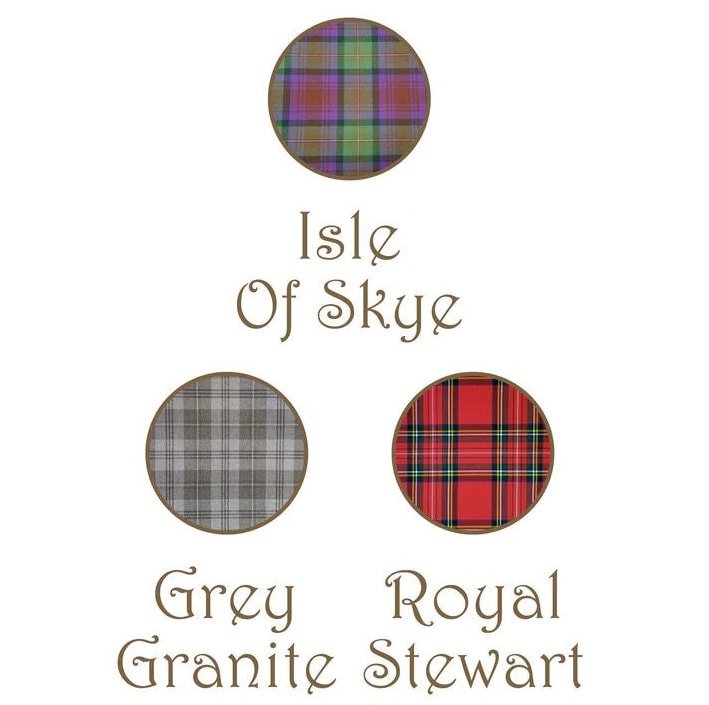 Tartan Highland Cow Lucky Sixpence Ornament Gifts La Vie Bien Tartan Highland Cow Lucky Sixpence Ornament