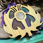 Tartan Thistle Ornament with Lucky Sixpence Gifts La Vie Bien Tartan Thistle Ornament with Lucky Sixpence