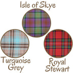 Tartan Thistle Ornament with Lucky Sixpence Gifts La Vie Bien Tartan Thistle Ornament with Lucky Sixpence