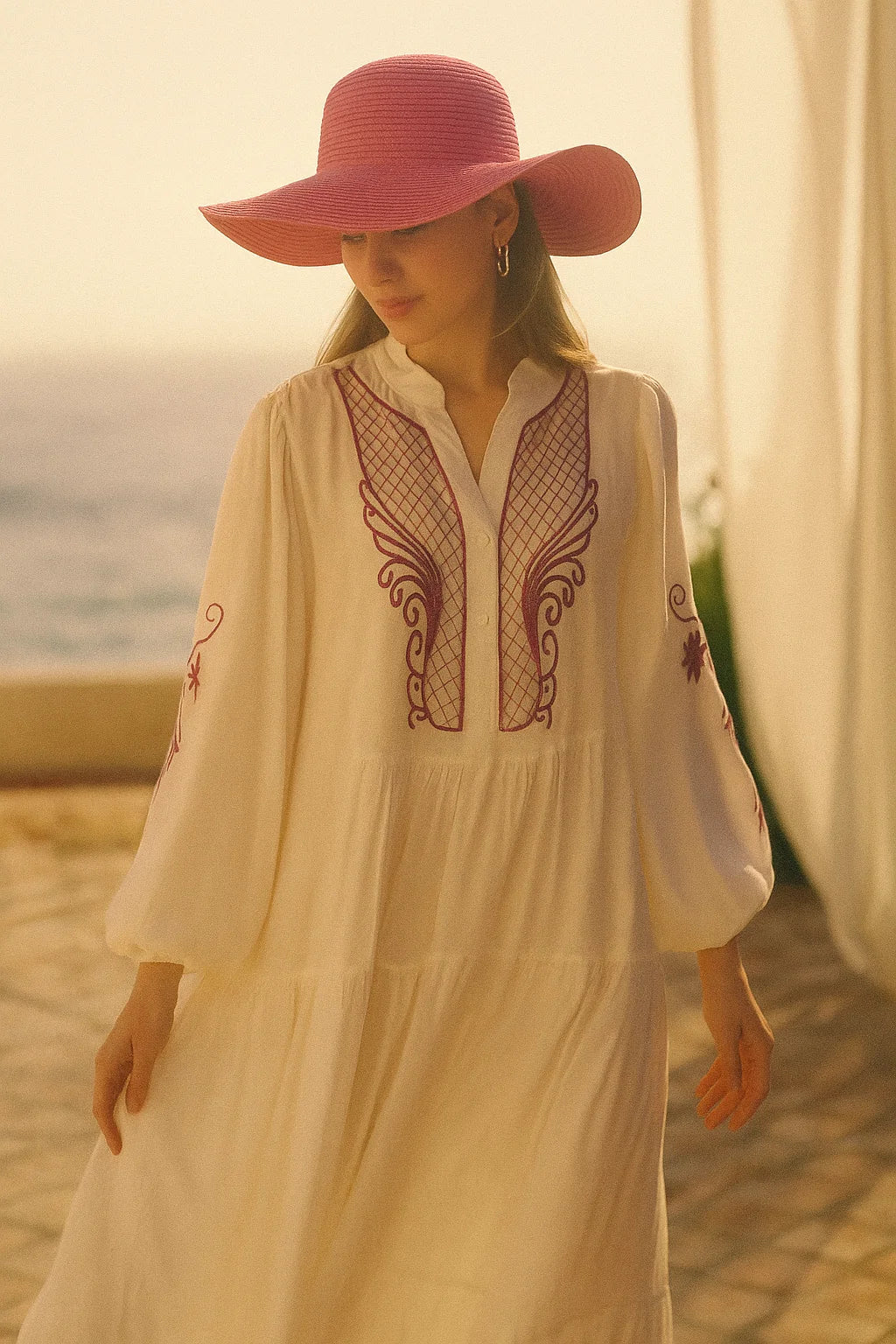 Phoenix Embroidery Dress