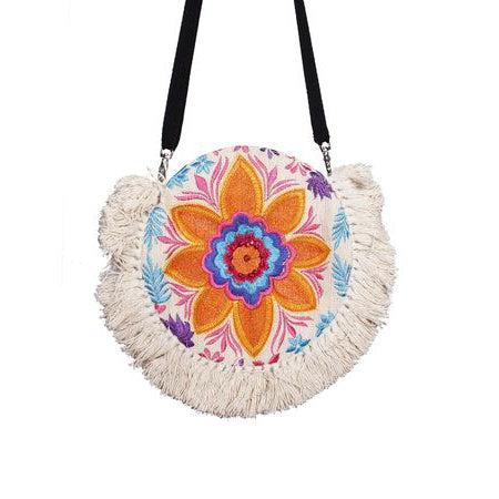 Tassel Crossbody Flor Canteen Bag | Clutch - Thailand Bags La Vie Bien Tassel Crossbody Flor Canteen Bag | Clutch - Thailand
