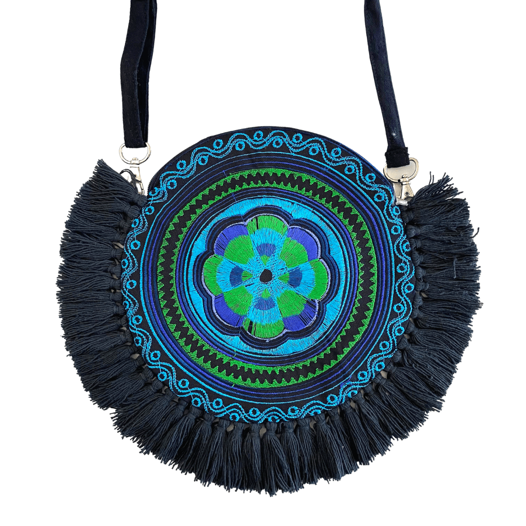 Tassel Crossbody Flor Canteen Bag | Clutch - Thailand Bags La Vie Bien Tassel Crossbody Flor Canteen Bag | Clutch - Thailand
