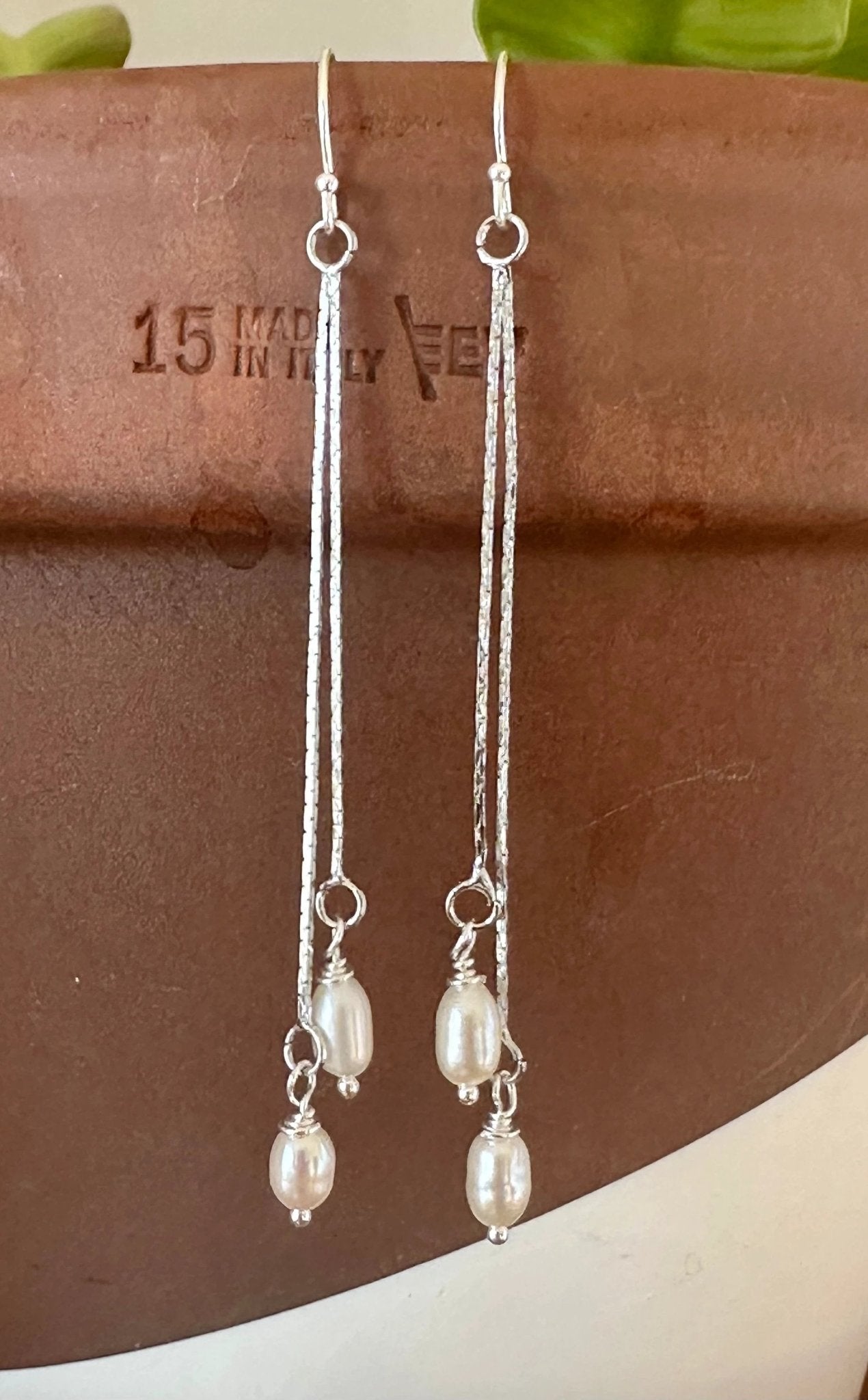 Tassel Gemstone Dangle Earrings