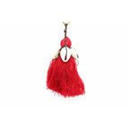 Tassel With Shells Boho Bag Charm Zipper Pull - Thailand La Vie Bien Tassel With Shells Boho Bag Charm Zipper Pull - Thailand