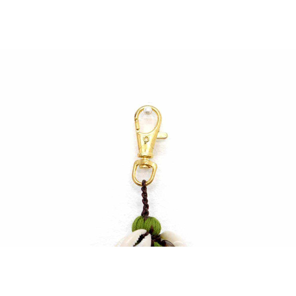 Tassel With Shells Boho Bag Charm Zipper Pull - Thailand La Vie Bien Tassel With Shells Boho Bag Charm Zipper Pull - Thailand