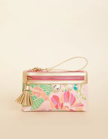 Tassel Wristlet Flamingo Pineapple Purses & Bags La Vie Bien Tassel Wristlet Flamingo Pineapple