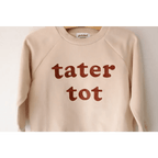 Tater Tot Kids Pullover Sweatshirt by Polished Prints