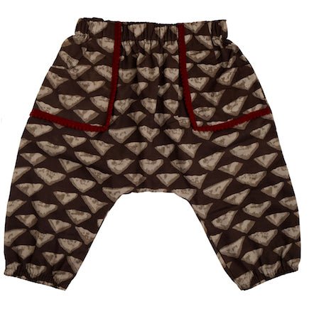 Taupe Clouds Harem Pants