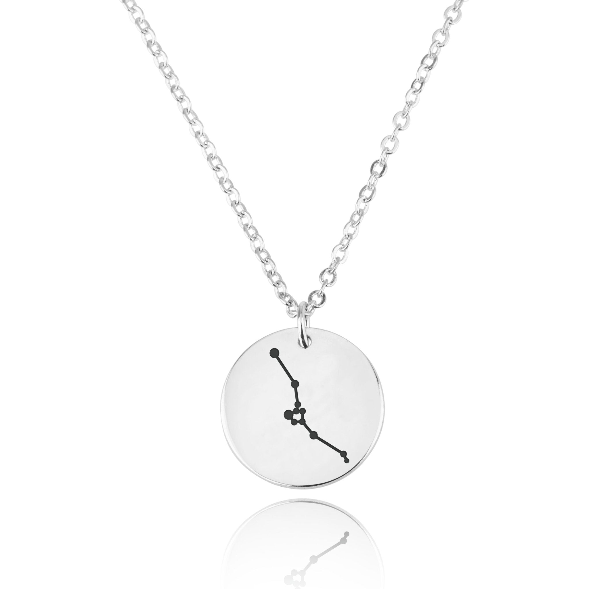 Taurus Celestial Constellation Disk Necklace La Vie Bien Taurus Celestial Constellation Disk Necklace