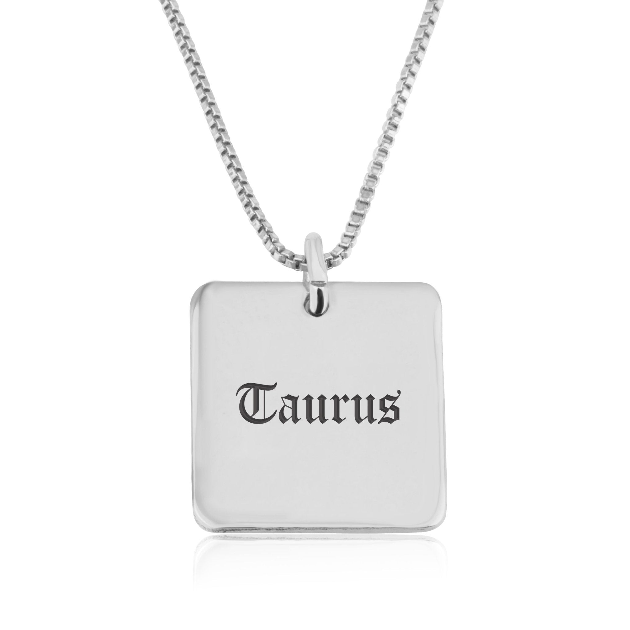 Taurus Charm Necklace La Vie Bien Taurus Charm Necklace