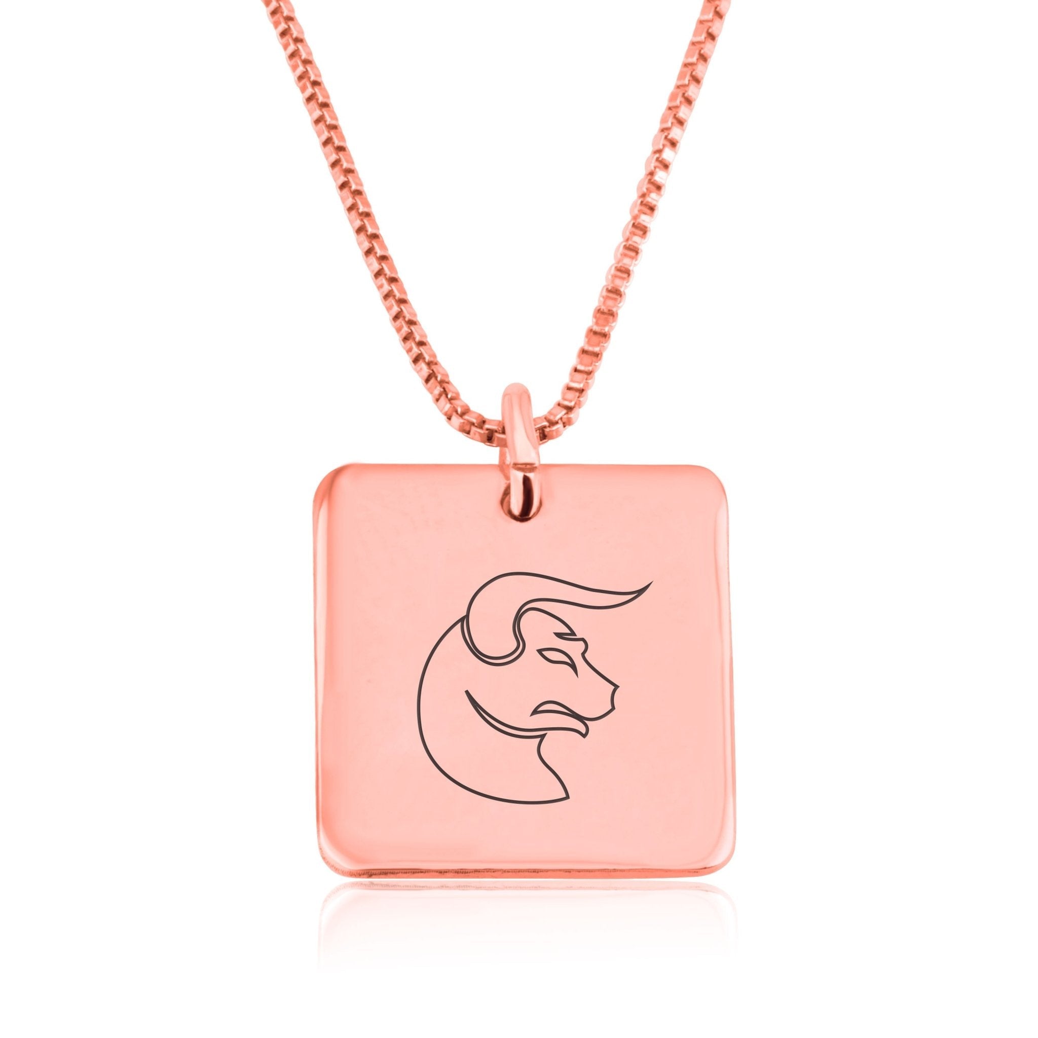 Taurus Zodiac Necklace La Vie Bien Taurus Zodiac Necklace
