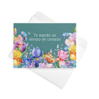 Te mando un abrazo de corazón ('m sending you a heartfelt hug) Spanish comfort greeting card Greeting card La Vie Bien Te mando un abrazo de corazón ('m sending you a heartfelt hug) Spanish comfort greeting card