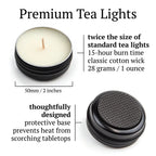 Tea Light Gift Set - Desert, Garden, Forest Bath & Beauty La Vie Bien Tea Light Gift Set - Desert, Garden, Forest
