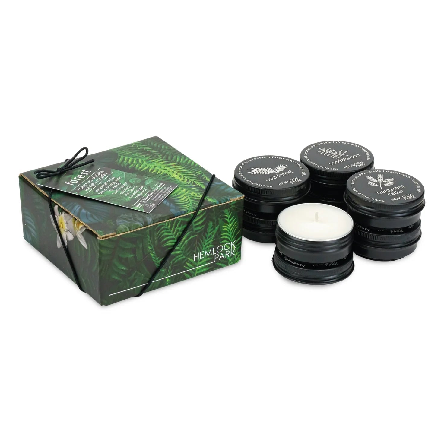 Tea Light Gift Set - Desert, Garden, Forest Bath & Beauty La Vie Bien Tea Light Gift Set - Desert, Garden, Forest