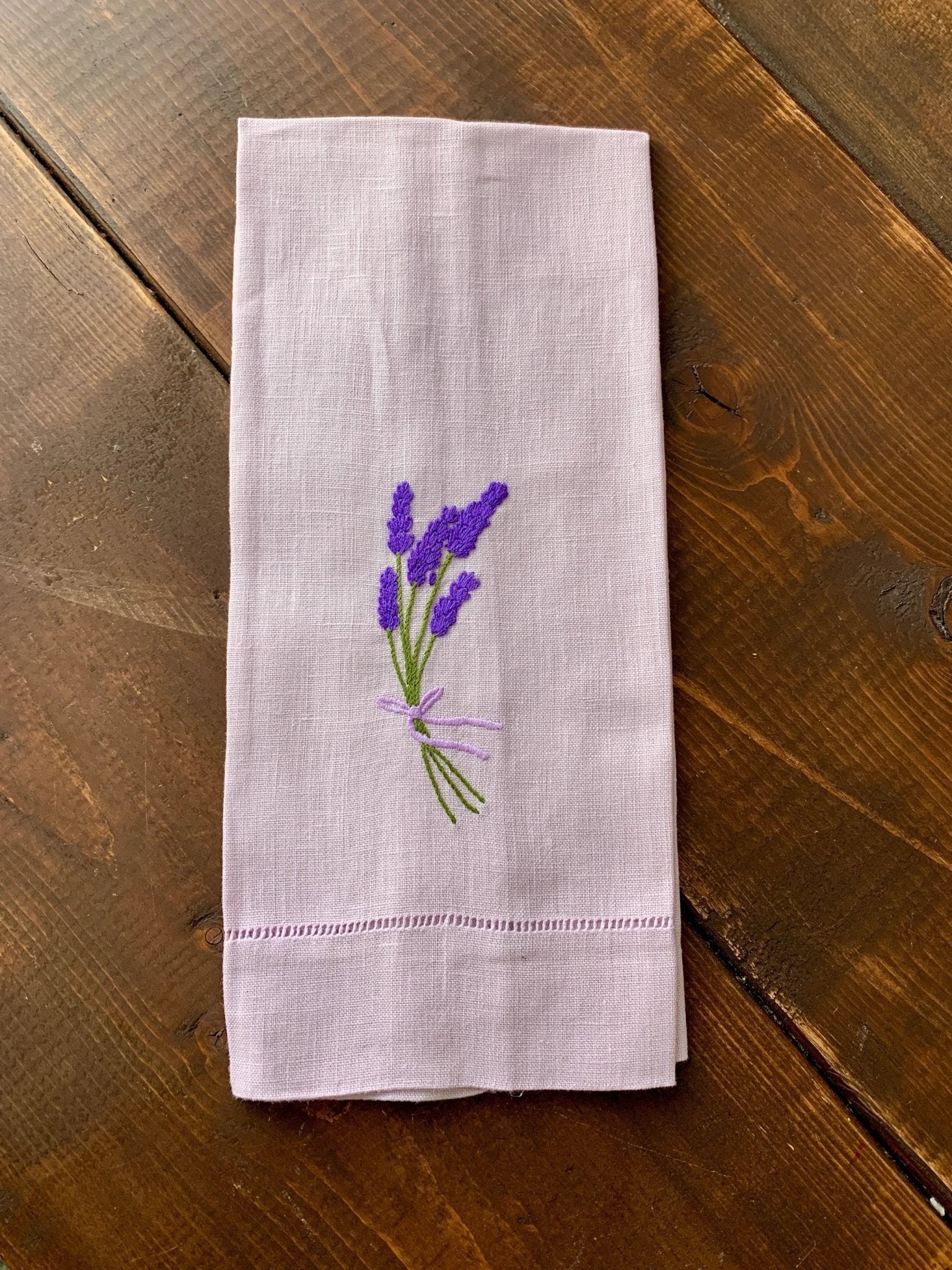 Tea Towel - Lavender Sprig by Maison d'Haiti