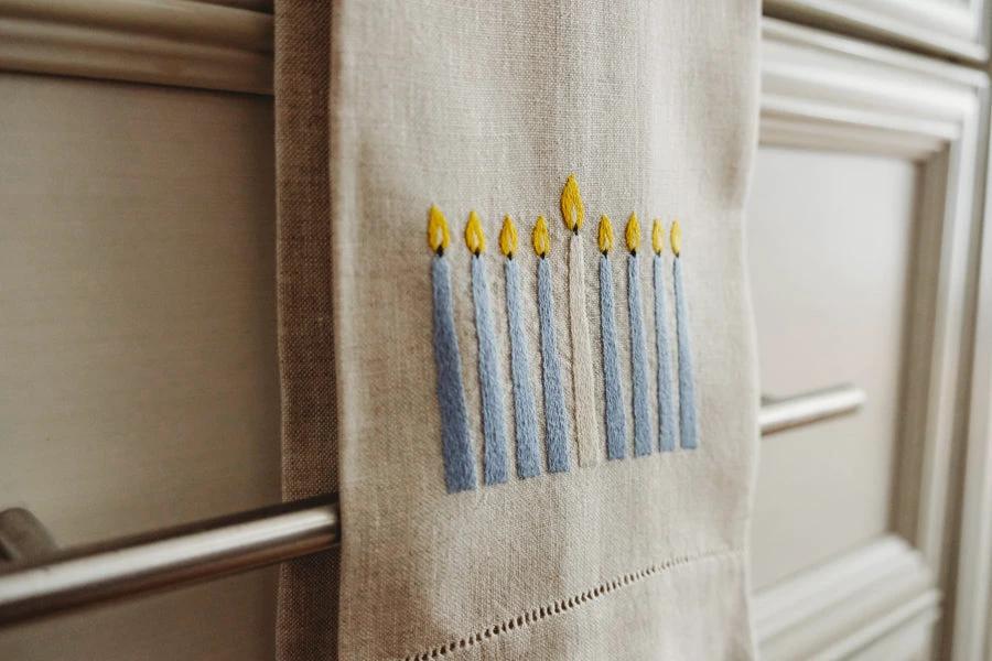 Tea Towels - Hanukkah by Maison d'Haiti