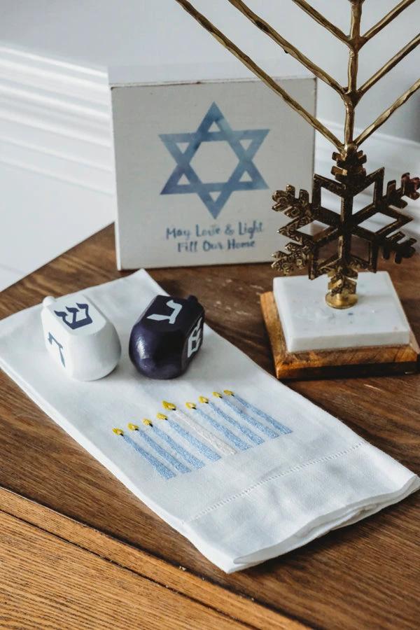 Tea Towels - Hanukkah by Maison d'Haiti