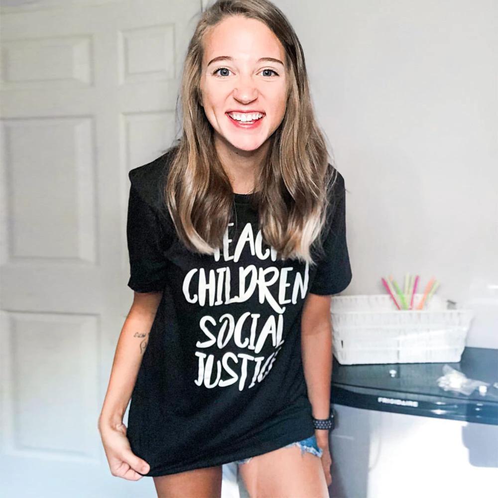 Teach Children Social Justice Classic Tee by Kind Cotton