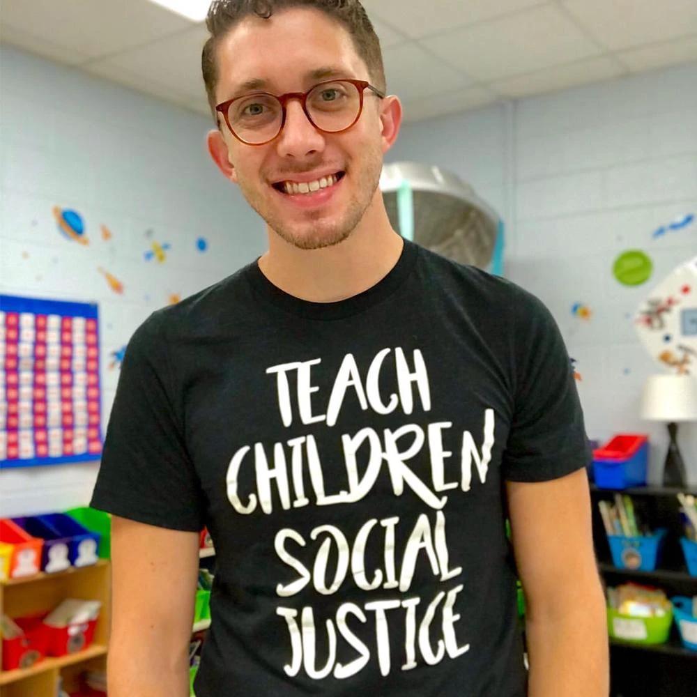 Teach Children Social Justice Classic Tee by Kind Cotton