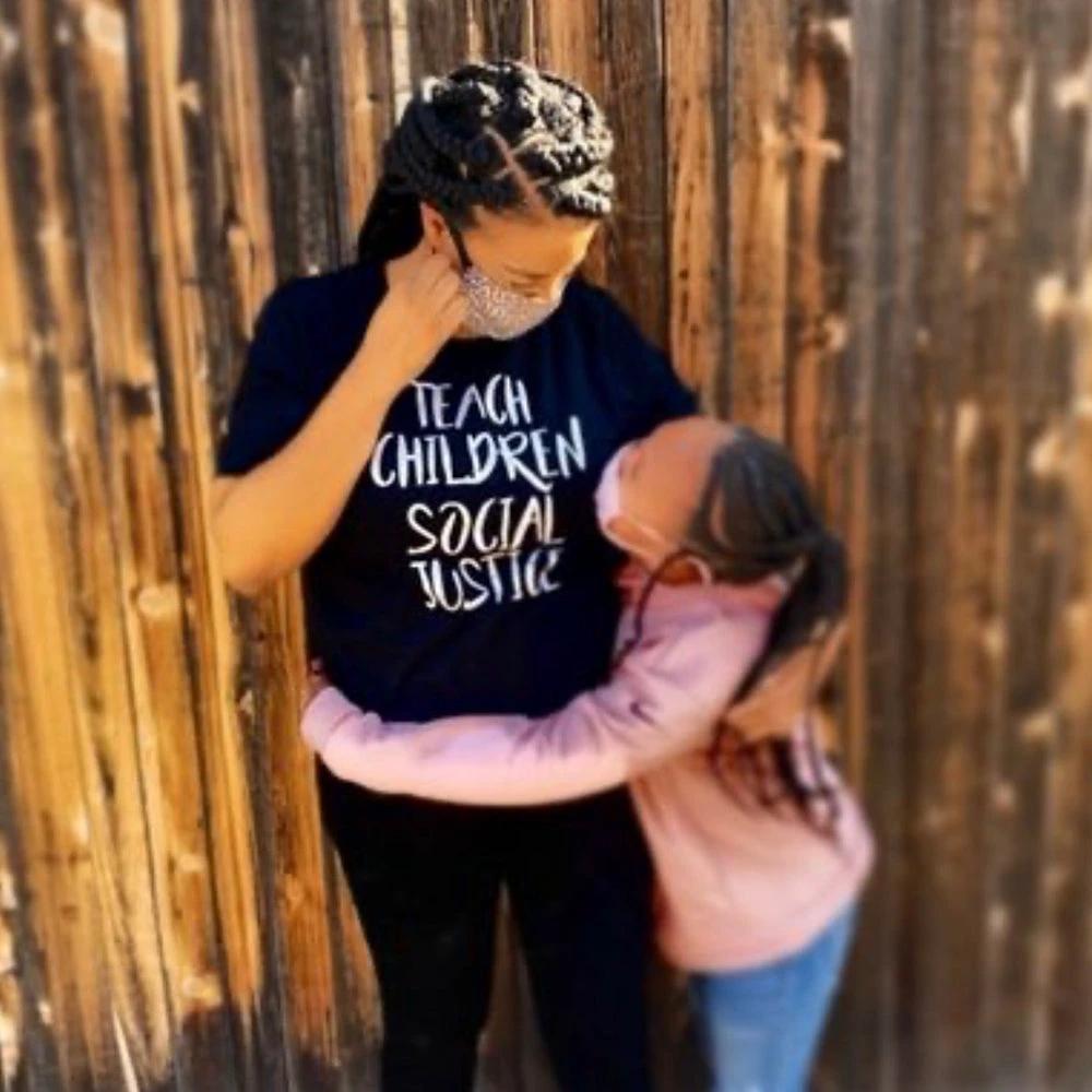 Teach Children Social Justice Classic Tee by Kind Cotton