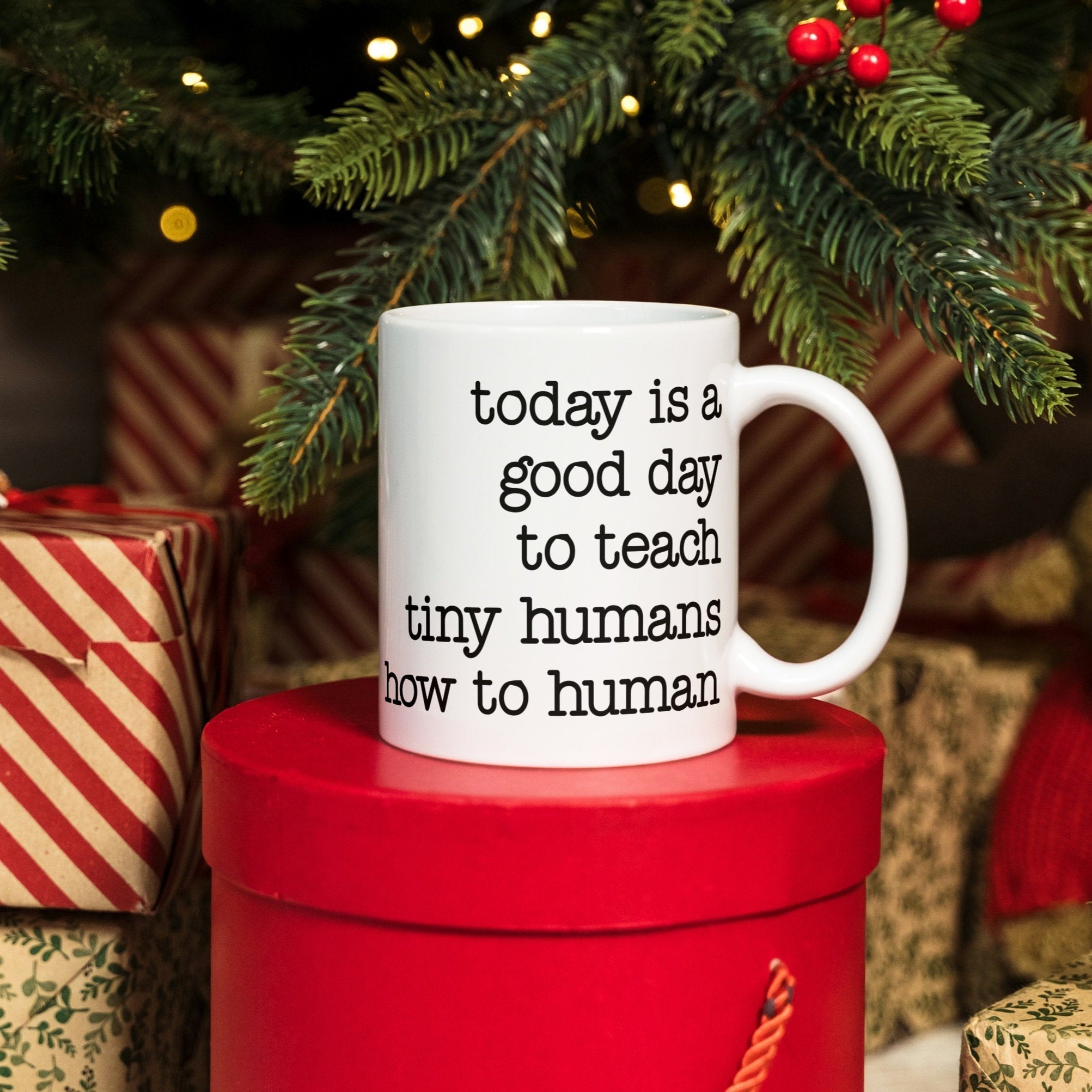 Teaching Tiny Humans Teacher Mug Drinkware La Vie Bien Teaching Tiny Humans Teacher Mug