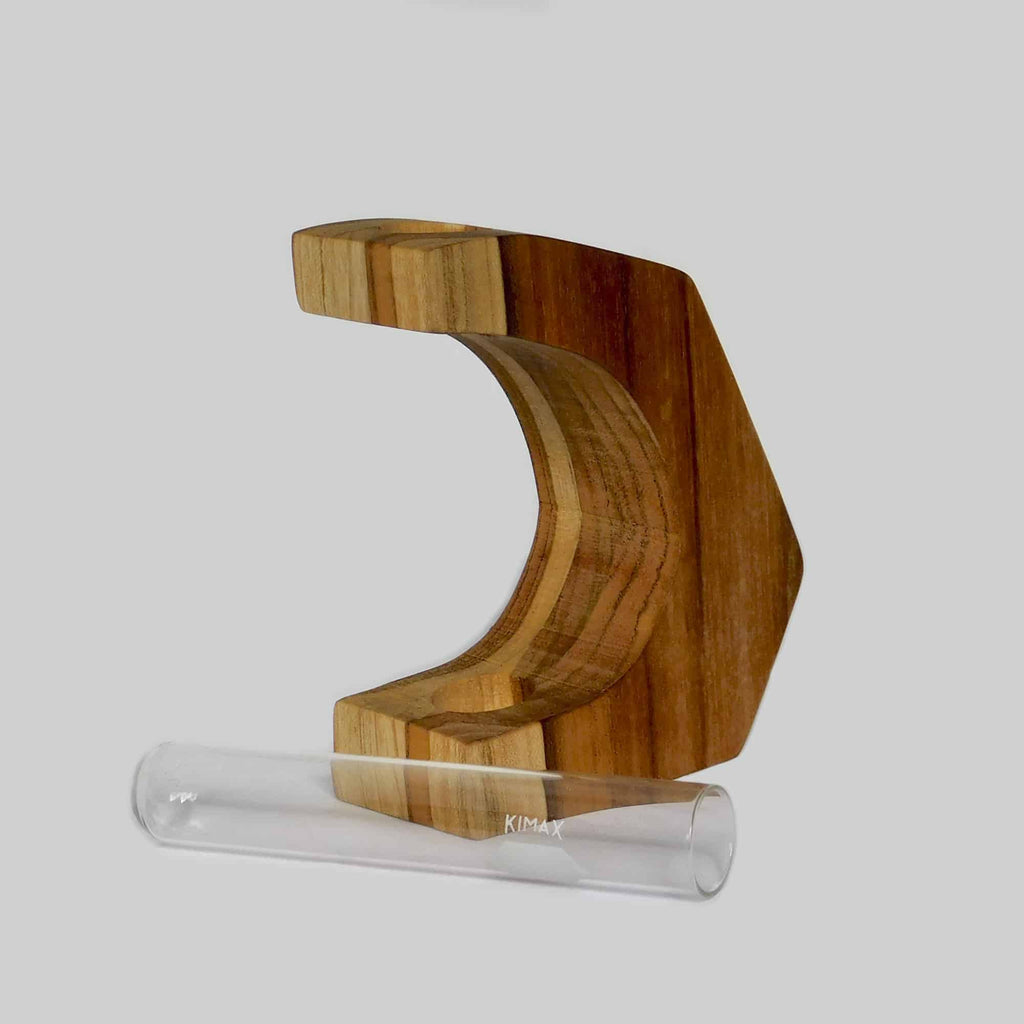 Teak Crescent Propagation Vase Siggy La Vie Bien Teak Crescent Propagation Vase