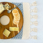 Teak Serving Board with Wine/Bowl Cutout Siggy La Vie Bien Teak Serving Board with Wine/Bowl Cutout