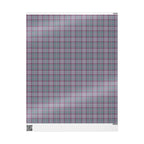 Teal and Purple Plaid Gift Wrap Roll for Birthdays, Holidays, and Special Occasions, Christmas Gift Wrap, Gift Packaging by Printify