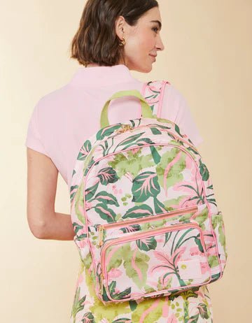 Tech Backpack Palm Paradise La Vie Bien Tech Backpack Palm Paradise