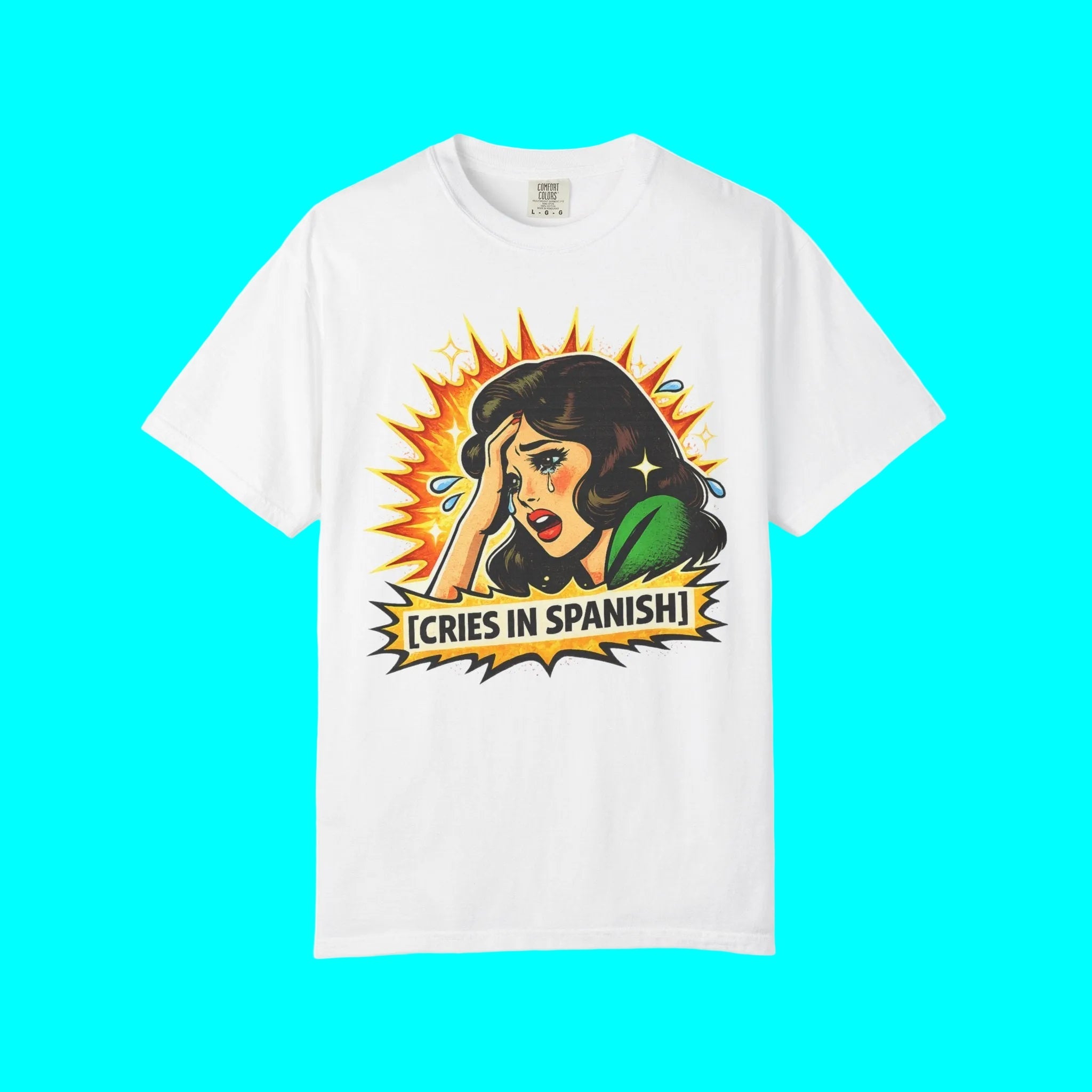 Telenovela Cries in Spanish T-shirt | Heavy Cotton | 5 Colors T-Shirt La Vie Bien Telenovela Cries in Spanish T-shirt | Heavy Cotton | 5 Colors