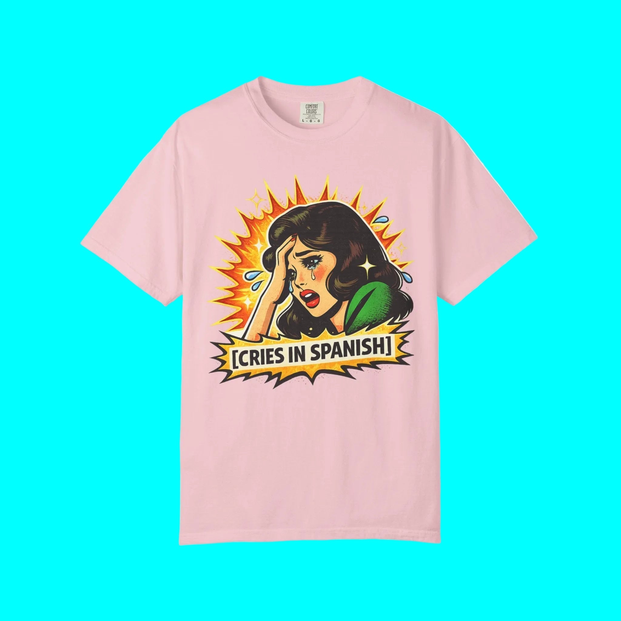 Telenovela Cries in Spanish T-shirt | Heavy Cotton | 5 Colors T-Shirt La Vie Bien Telenovela Cries in Spanish T-shirt | Heavy Cotton | 5 Colors