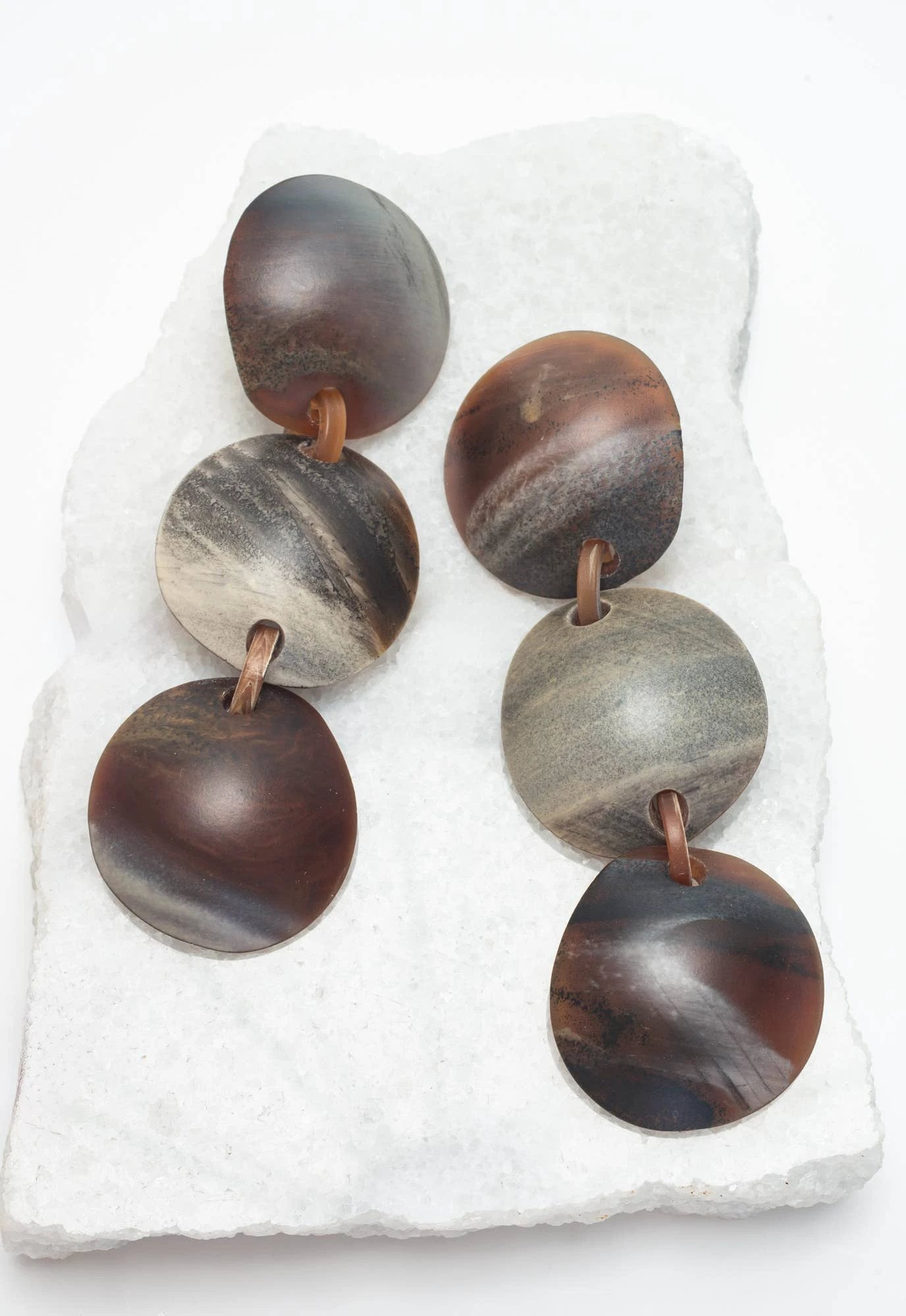Terra Drop Statement Earrings by Ethical Trade Co