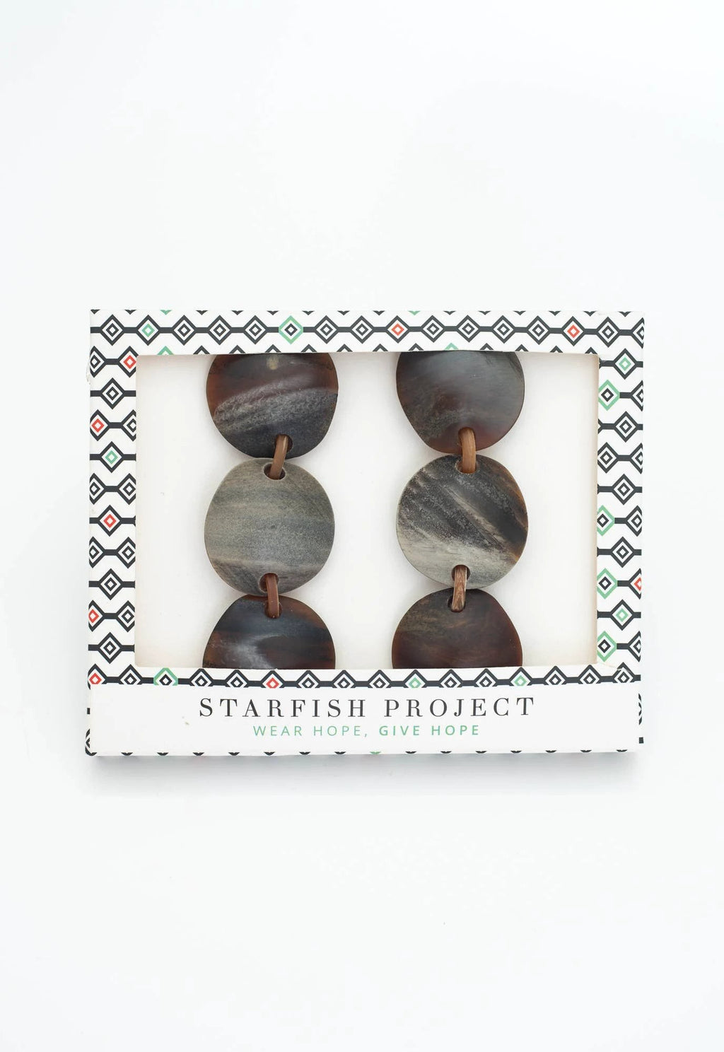 Terra Drop Statement Earrings by Ethical Trade Co