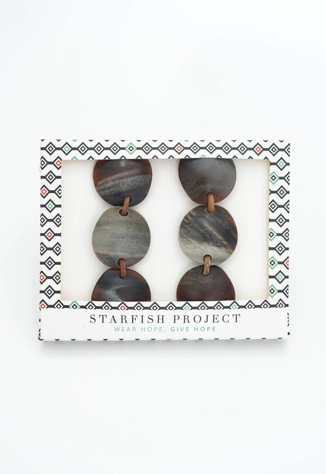Terra Drop Statement Earrings by Ethical Trade Co